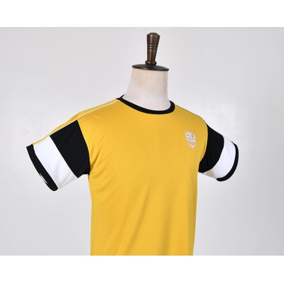圆领短袖T恤(姜黄色)/Student Sports T-shirt (Turmeric)