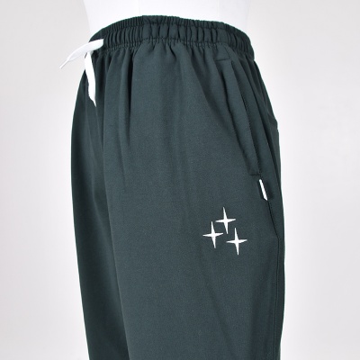 运动长裤（男女同款）-墨绿色/Sports pants (Unisex)-Dark Green